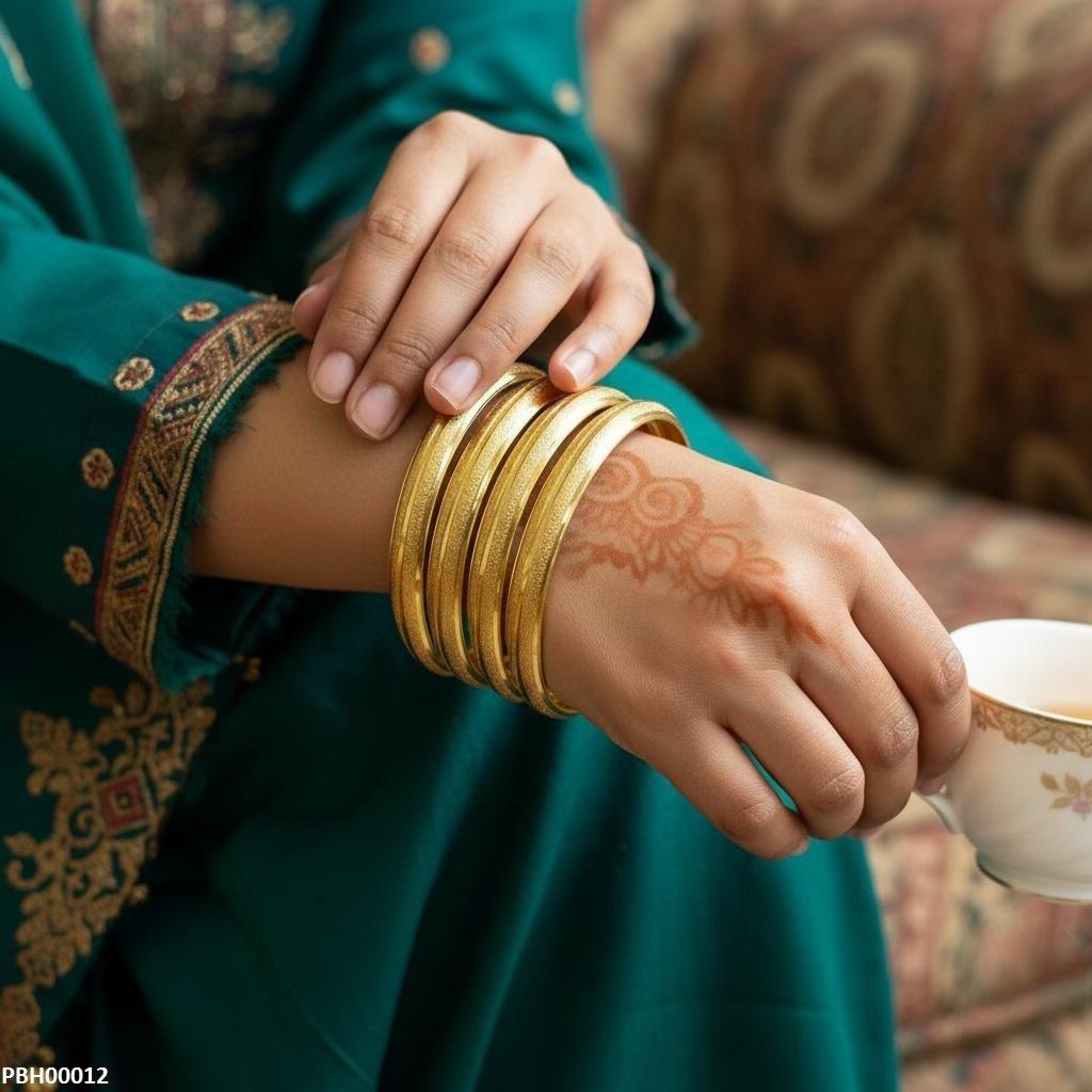 PBH00012 MZM Plain Bangles Set - PBH