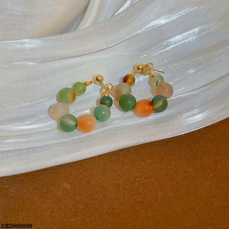 CEDH00666 YYZ Round Drop Earrings - CEDH
