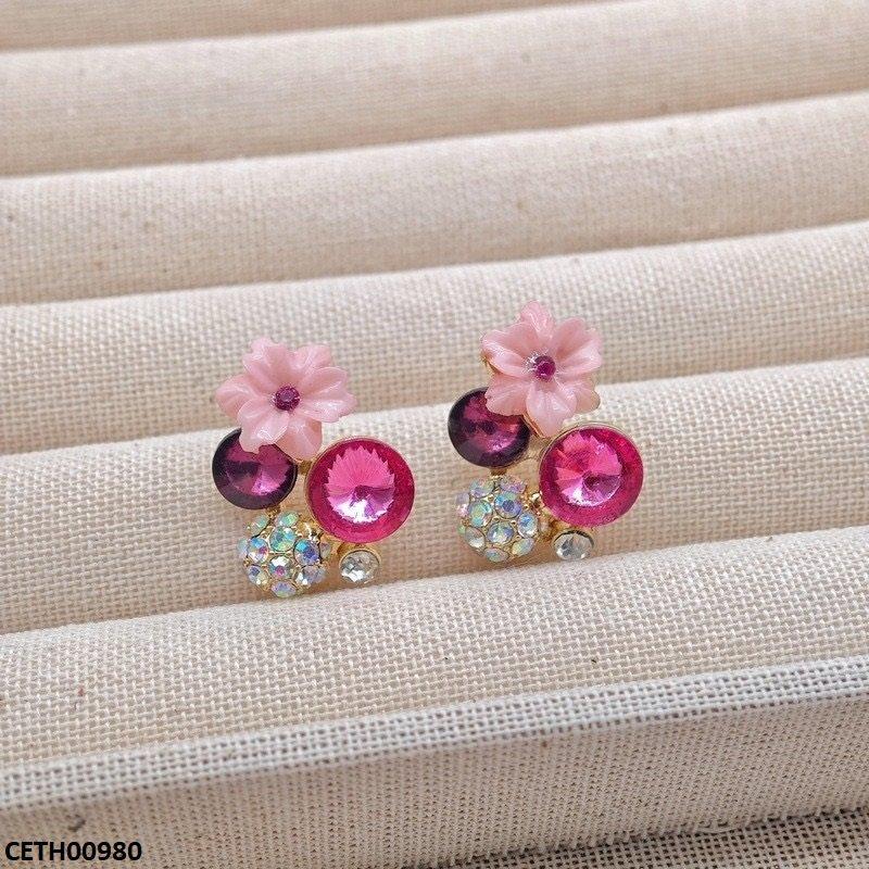 CETH00980 LSH Flower Round Tops Pair - CETH