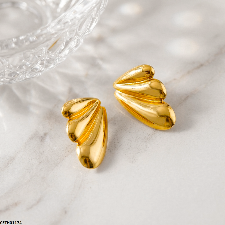 CETH01174 HLN Wings Stainless Steel Tops Pair - CETH