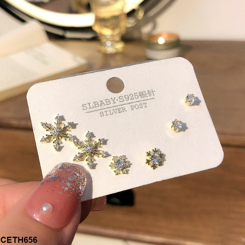 CETH656 YYZ 3 Studs Tops Pair