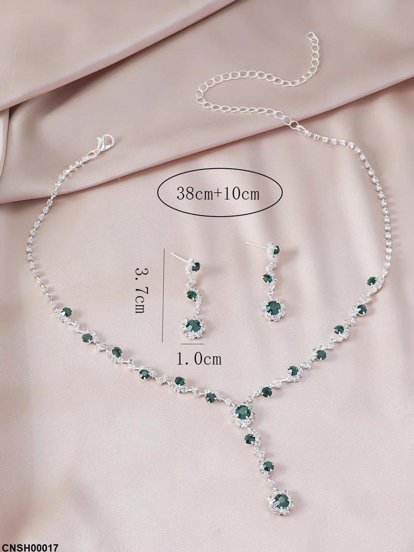 CNSH00017 YJJ Flower Necklace Set - CNSH