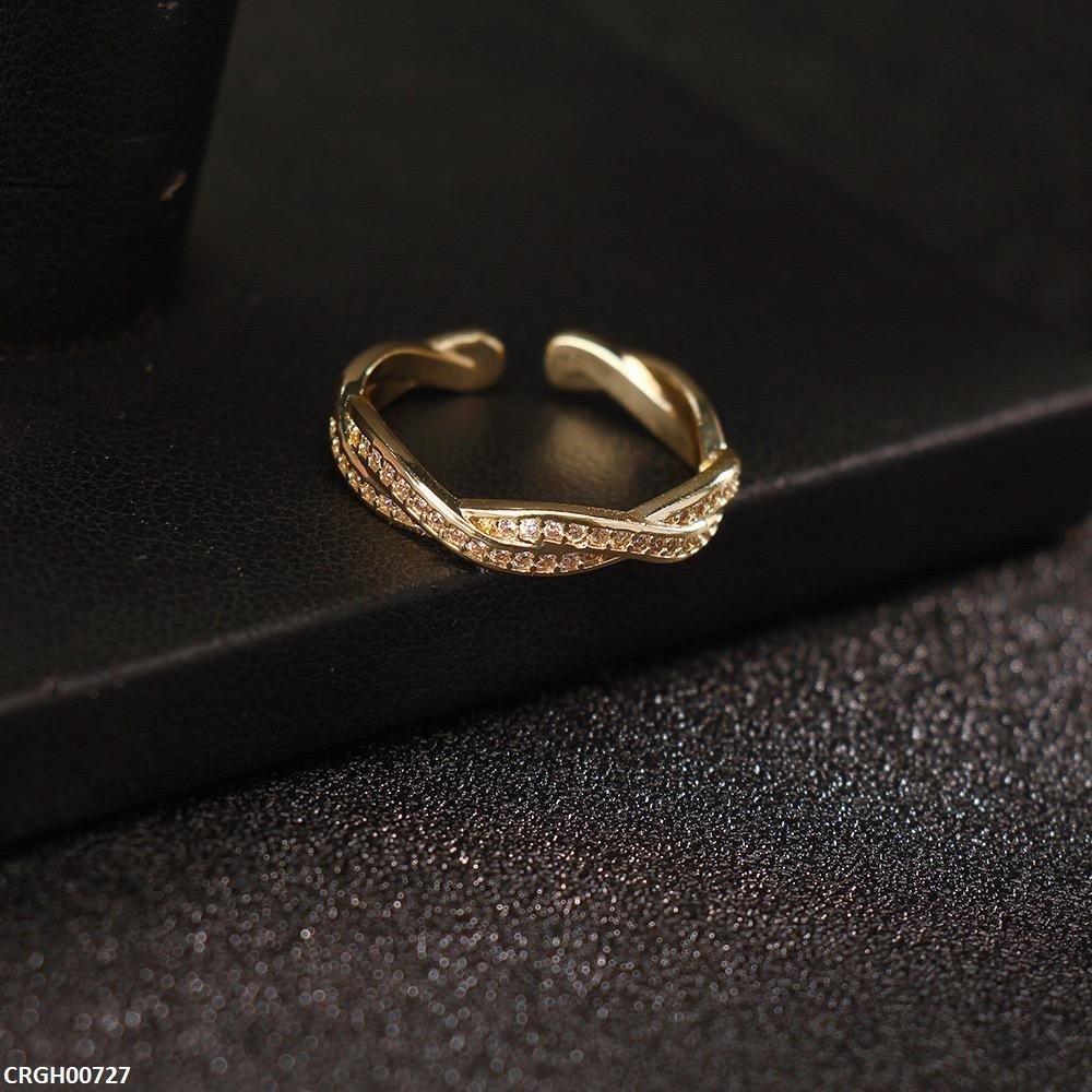 CRGH00727 BYJ Double Leayerd Ring Adjustable - CRGH