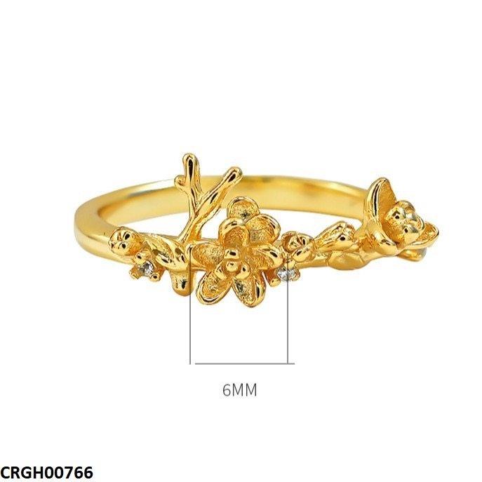 CRGH00766 KRL Double Flower Ring Adjustable - CRGH