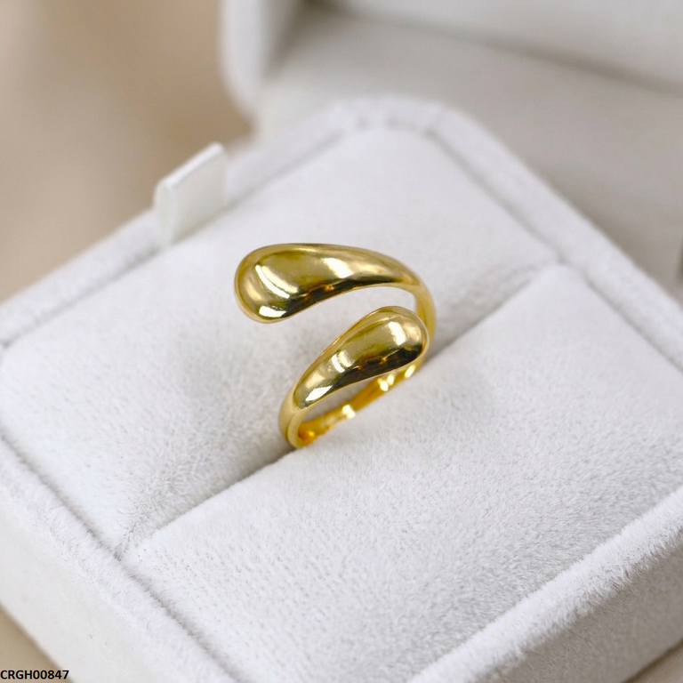CRGH00847 NMS Wave Stainless Steel Ring Adjustable - CRGH