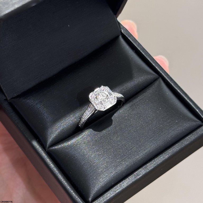 CRSH00776 KRL Square Round Stone Ring Adjustable - CRSH