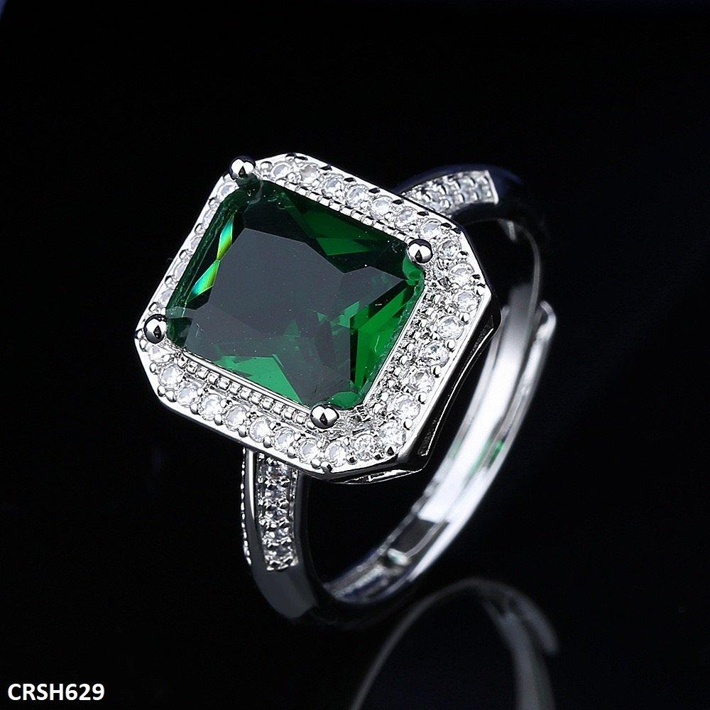 CRSH629 BLX Imp Baguette Ring Adjustable