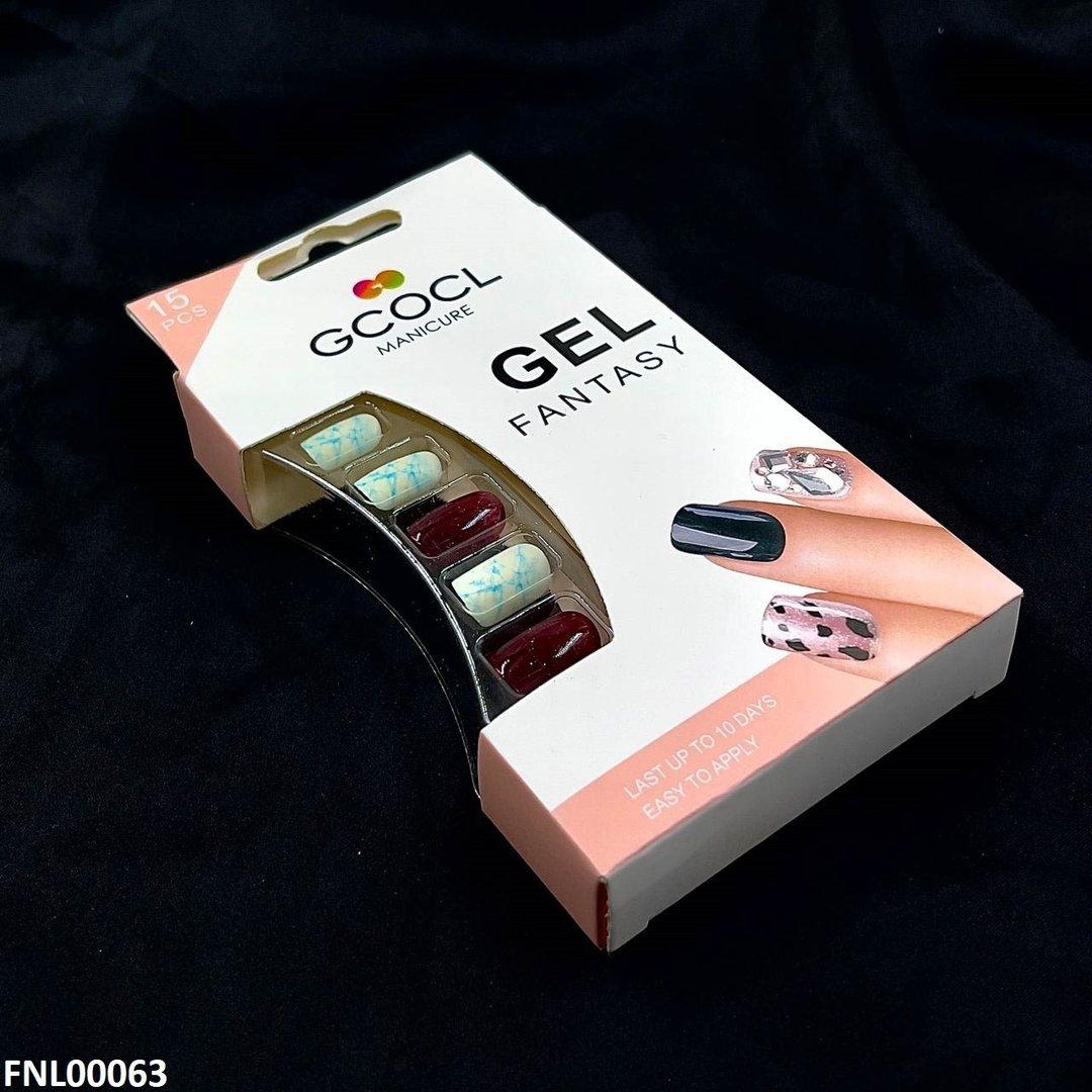 FNL00063 PNA Gel Nail Artificial Rounded Nail Set - FNL