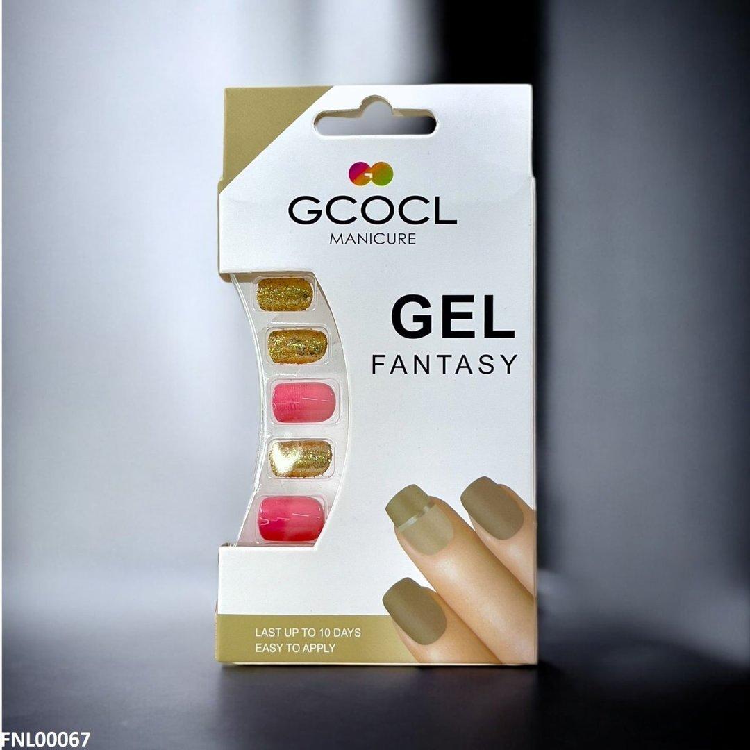 FNL00067 PNA Gel Nail Artificial Rounded Nail Set - FNL