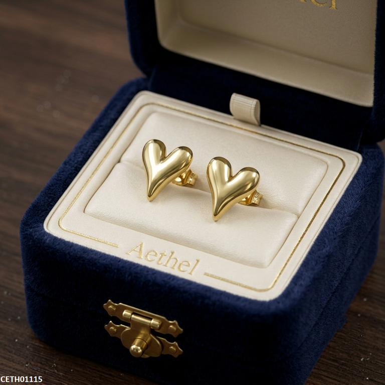 CETH01115 MSJ Stainless Steel Heart Tops - CETH