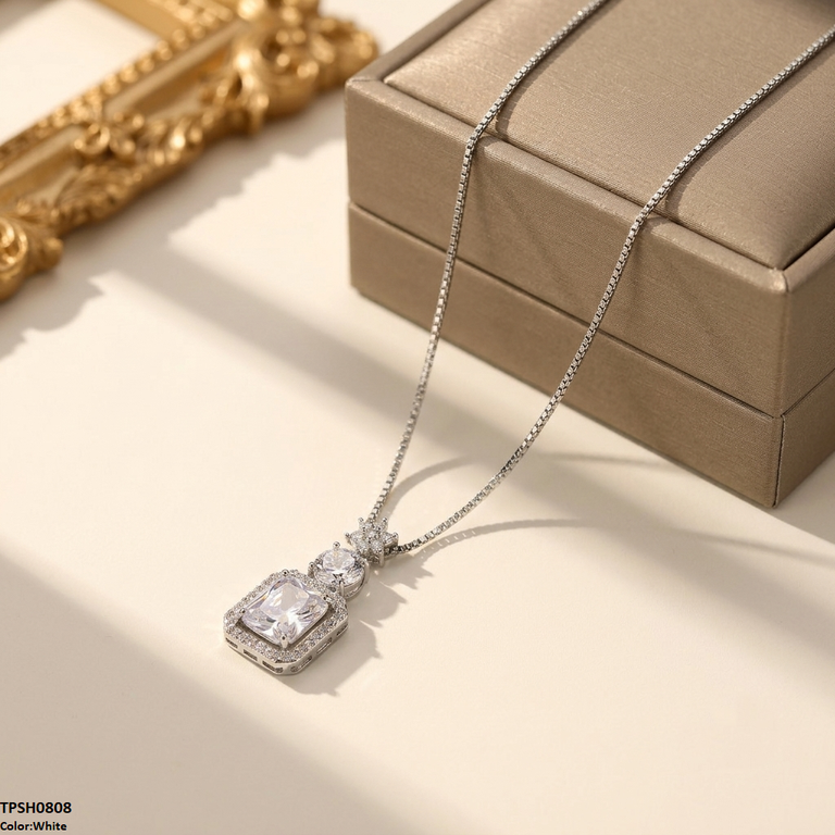 TPSH00808 MSJ Square Flower Pendant - TPSH