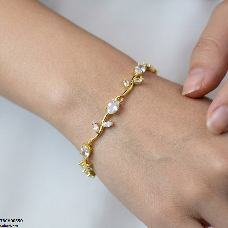 TBCH00550 MMJ Oval Leaf Bracelet - TBCH