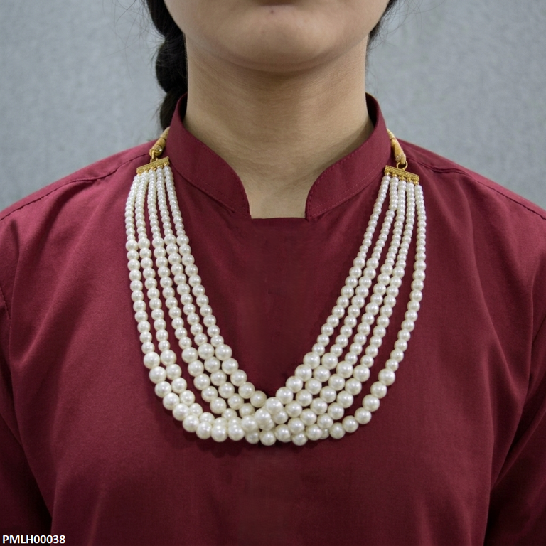 PMLH00038 FRN Twisted Pearl Mala - PMLH