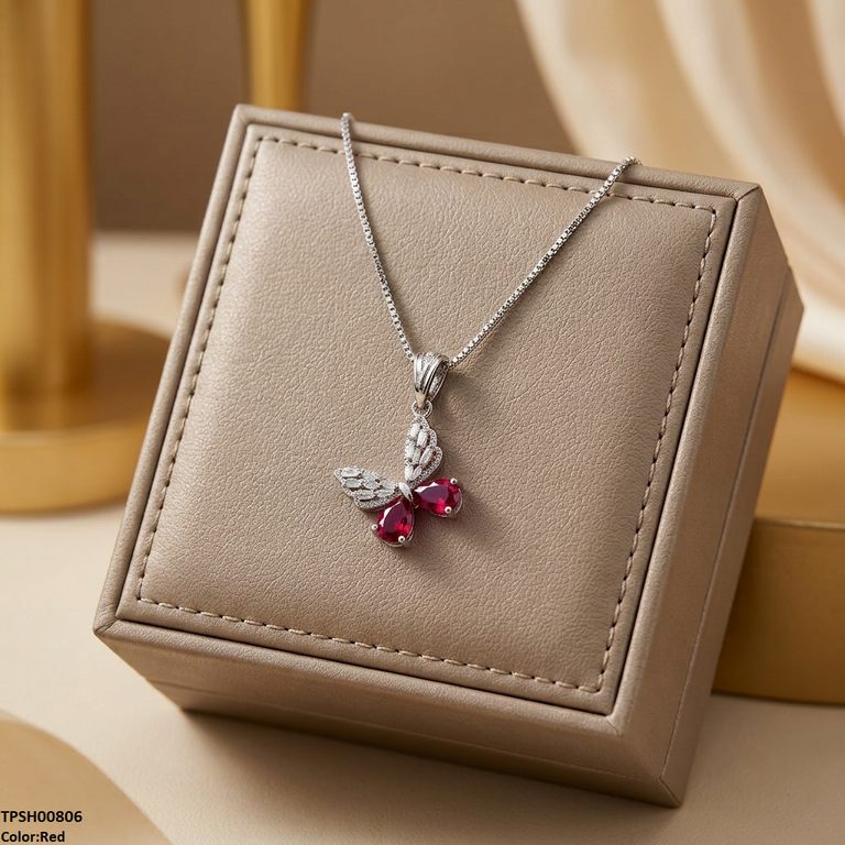 TPSH00806 MSJ Butterfly Drop Pendant - TPSH