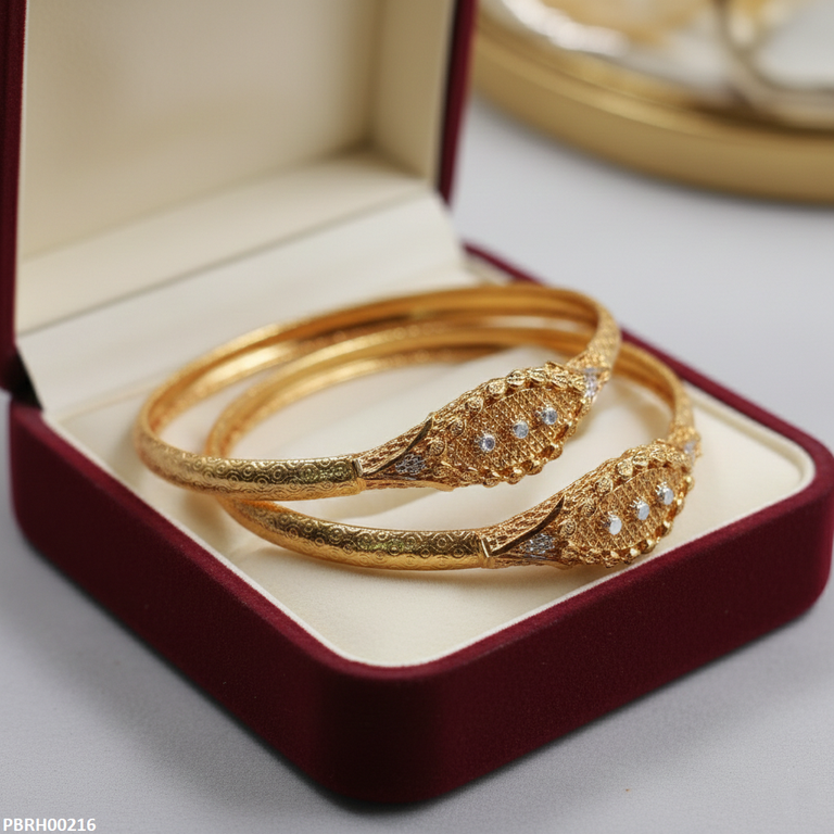 PBRH00216 MZM Round Bangles Set - PBRH