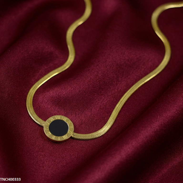 TNCH00333 MSJ Plain Round Necklace - TNCH