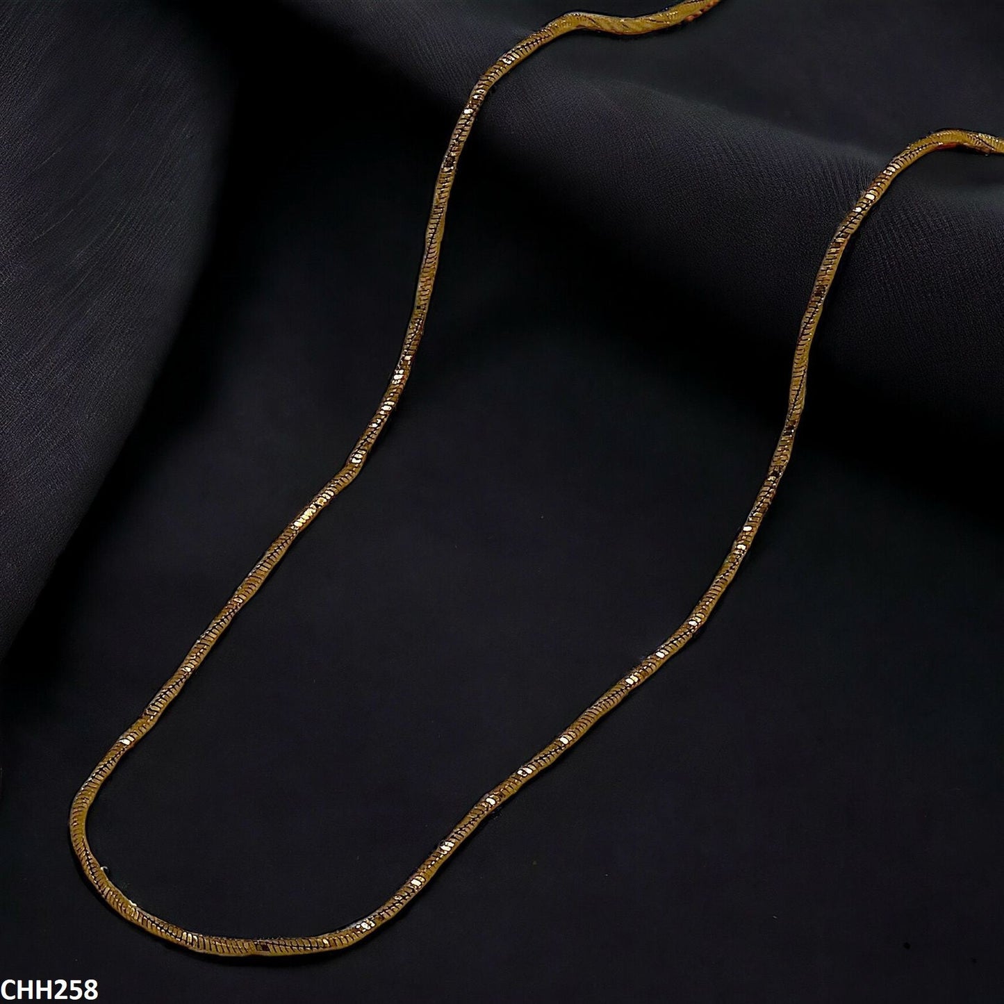 CHH258 YMG Plain Curl Chain 16 Inch