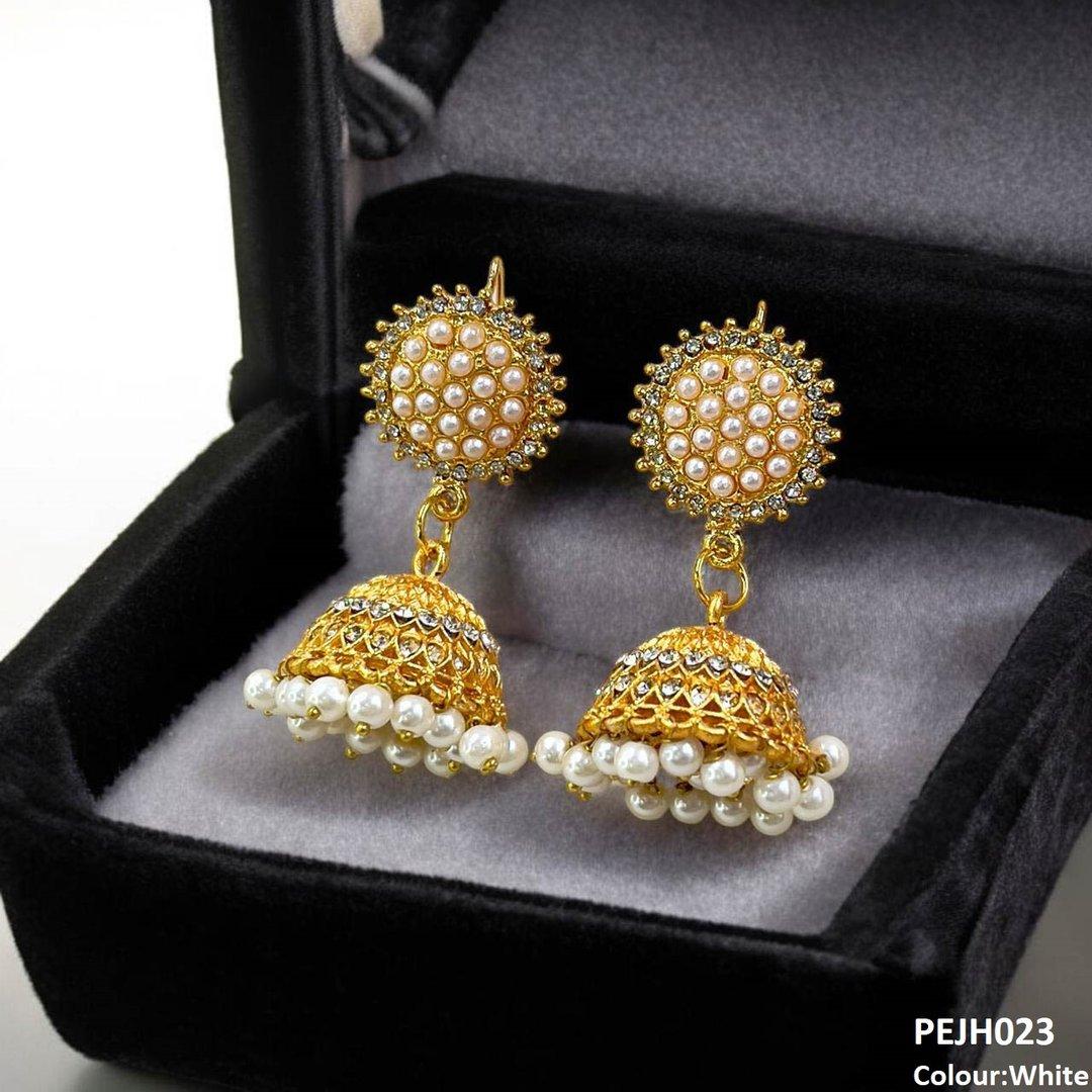 PEJH023 FRN Round Drop Jhumki