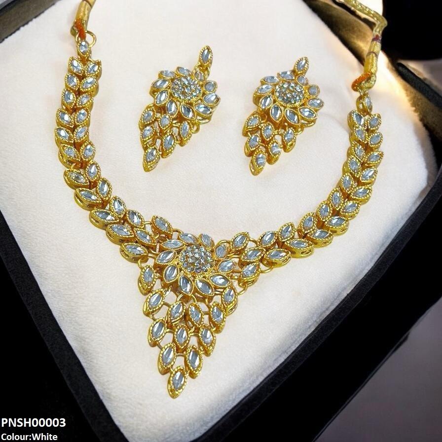 PNSH00003 FRN Marquise Necklace Set - PNSH