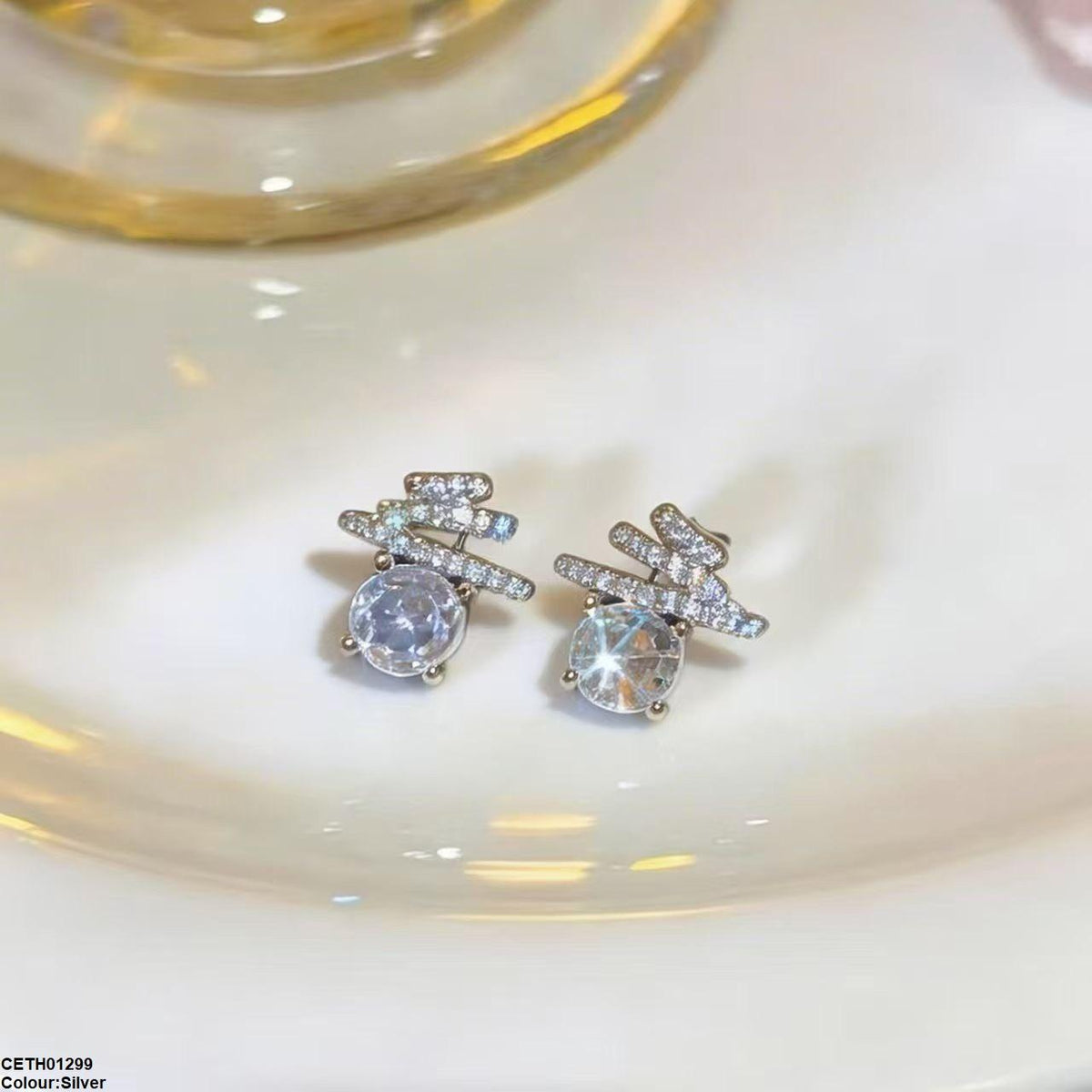CETH01299 YHC Round Stone Tops Pair - CETH