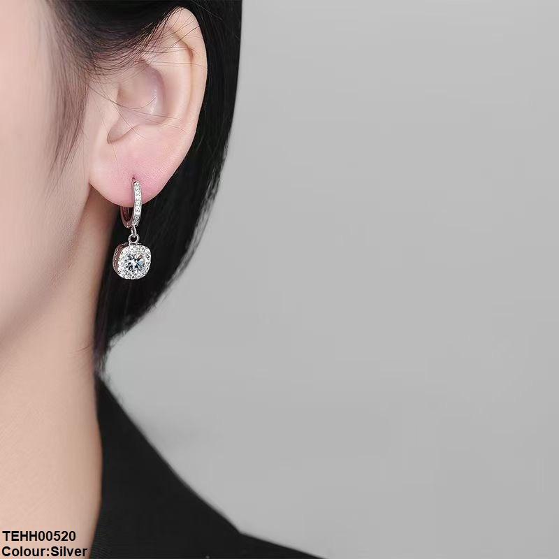 TEHH00520 YHC Square Drop Hoops Pair - TEHH