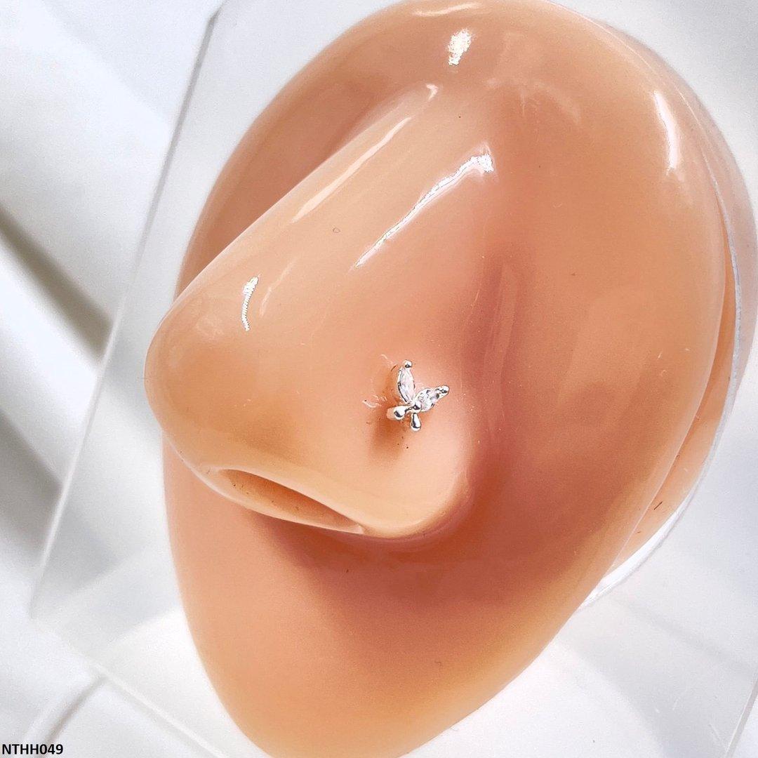 NTHH049 XYL Butterfly Nose Pin
