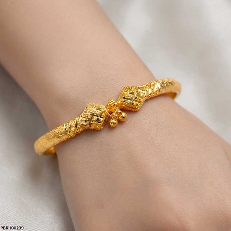 PBRH00239 MZM Round Drop Bangles Set - PBRH