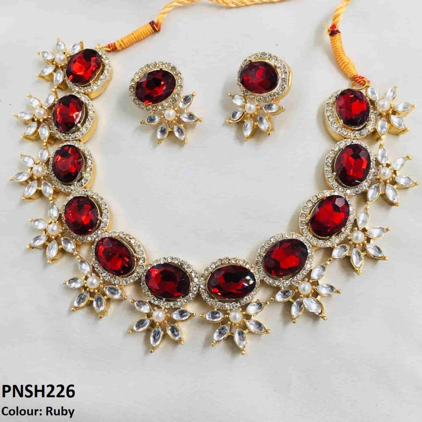 PNSH226 SDQ Beza Necklace Set