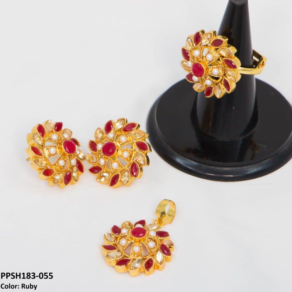 PPSH183 OAK Gol Gili Pendant Set