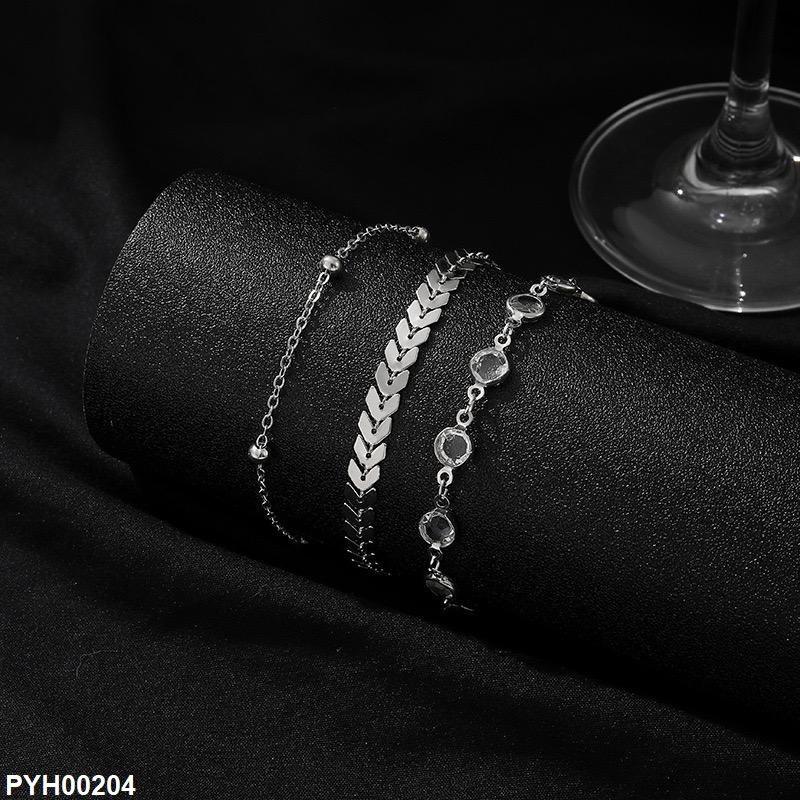 PYH00204 LQP 3 Layered Payal - PYH