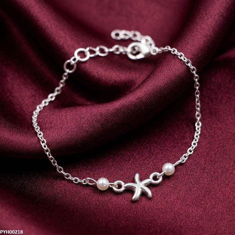 PYH00218 JMN Star Pearl Single Anklet - PYH