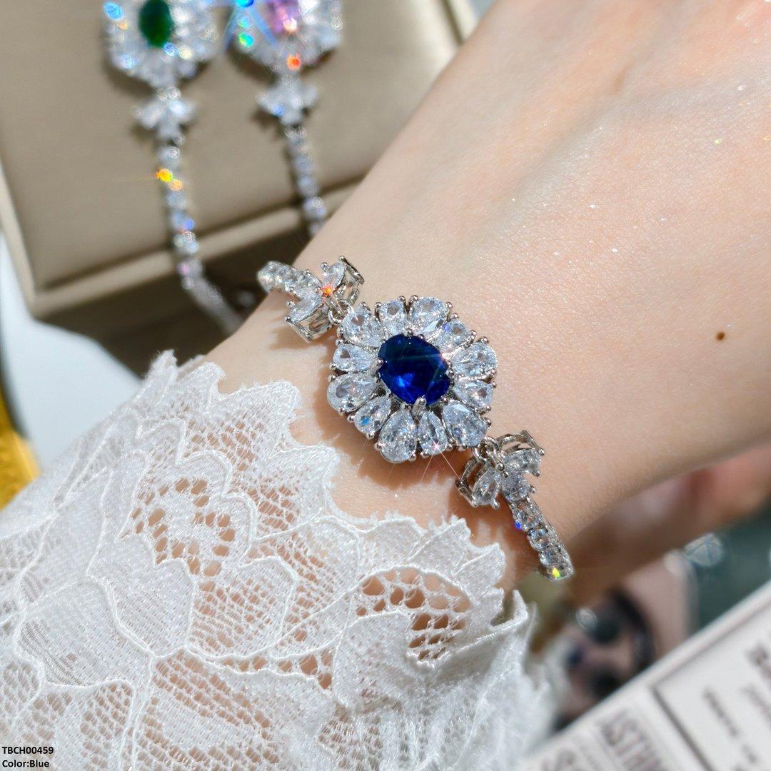 TBCH00459 KRL Pear Flower Hand Bracelet - TBCH