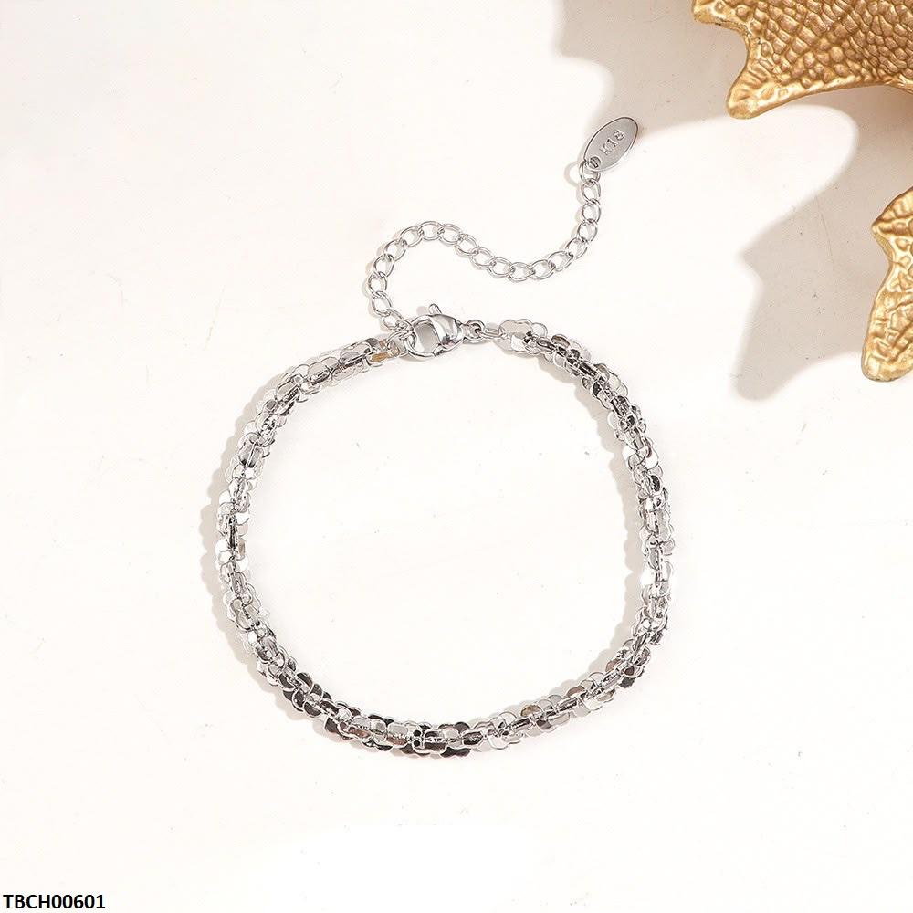 TBCH00601 DGF Stainless Steel Cuban Link Bracelet - TBCH