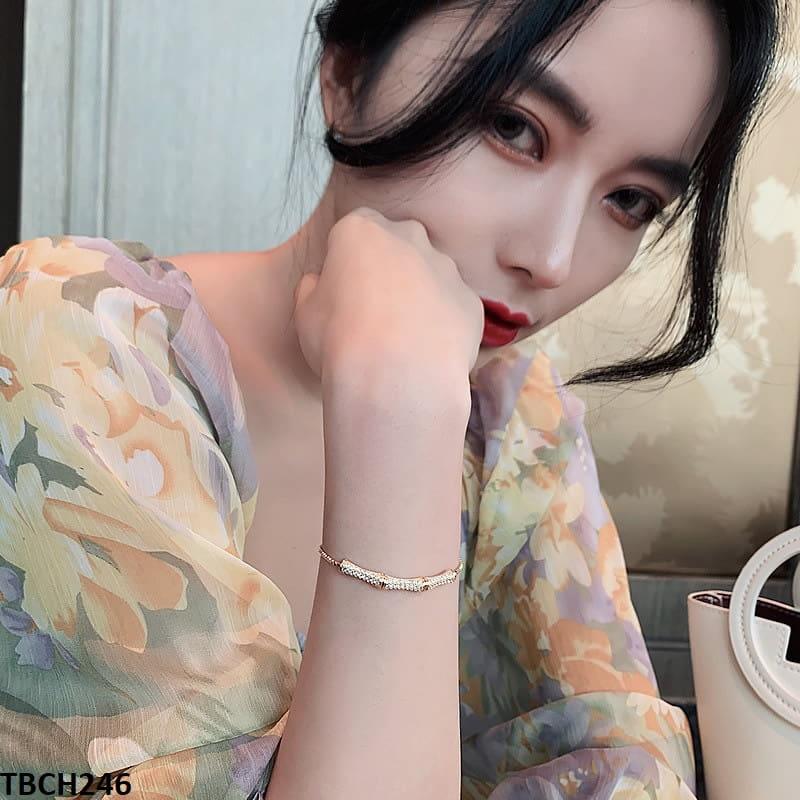 TBCH246 XST Rolled Layered Hand Bracelet Adjustable