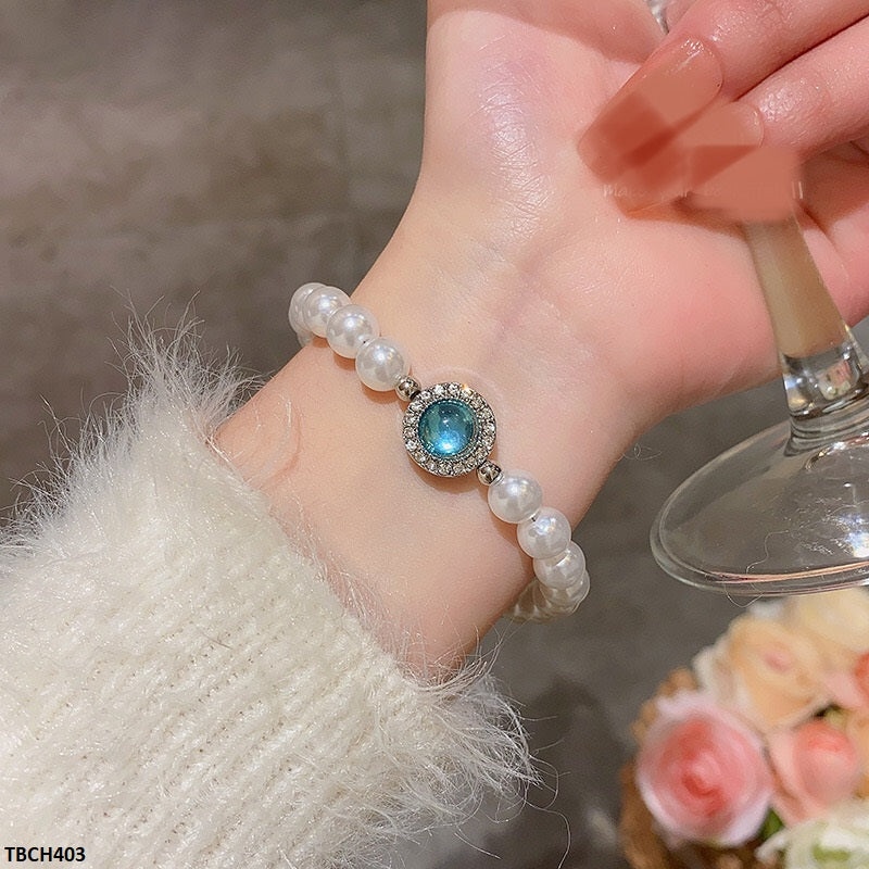 TBCH403 HJF Round Pearl Bracelet Adjustable