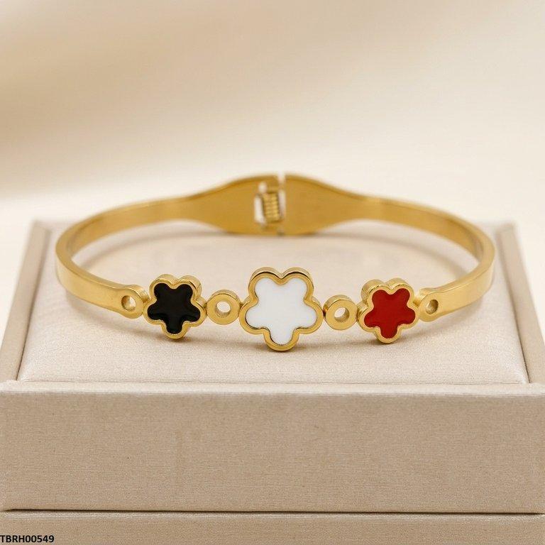 TBRH00549 BHS Multi Color Star Stainless Steel Bracelet Adjustable - TBRH