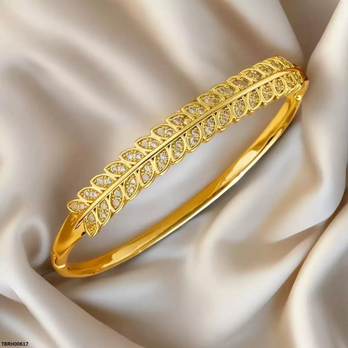TBRH00617 GXN Double Leaf Bracelet Openable - TBRH