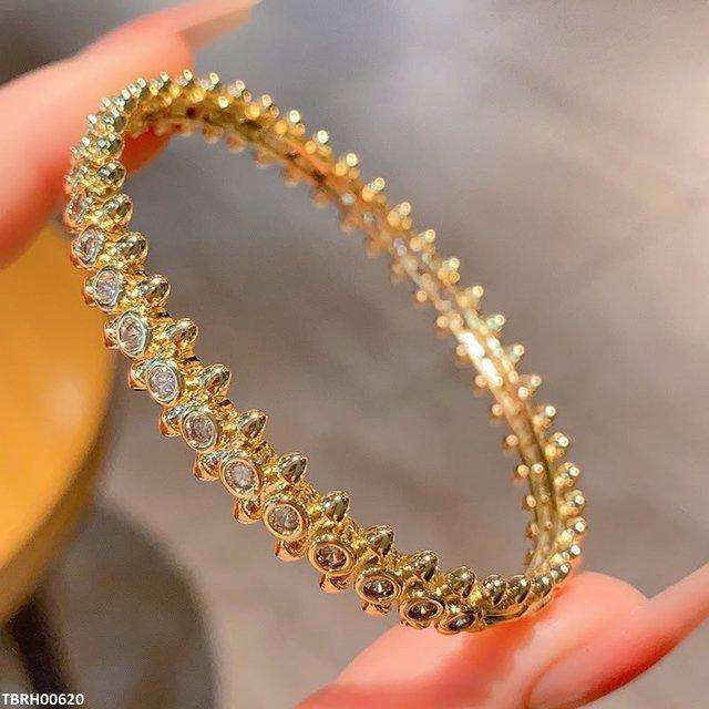 TBRH00620 GXN Round Link Stone Bracelet Openable - TBRH