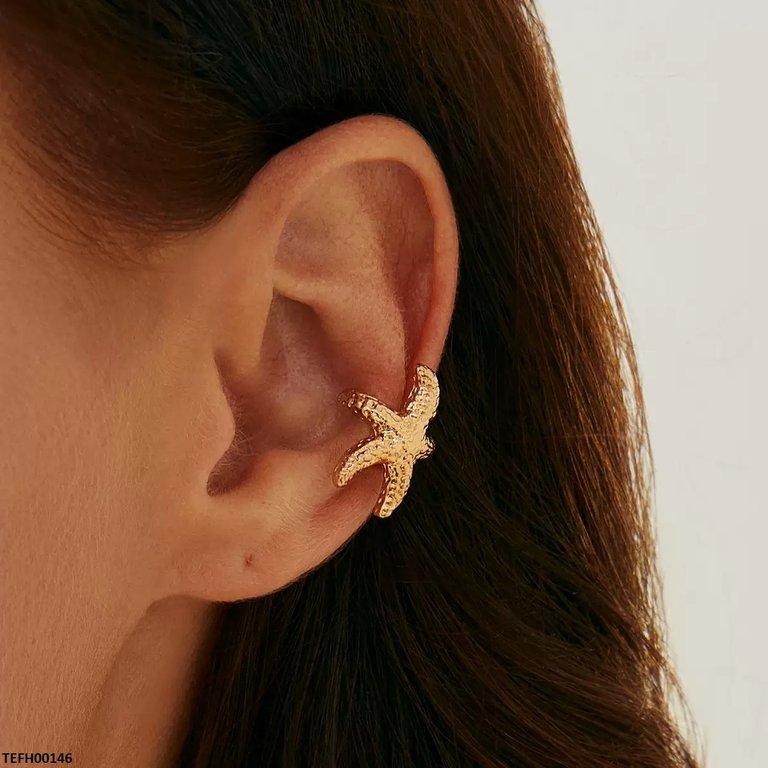 TEFH00146 QWN Stainless Steel Ear cuff Single - TEFH