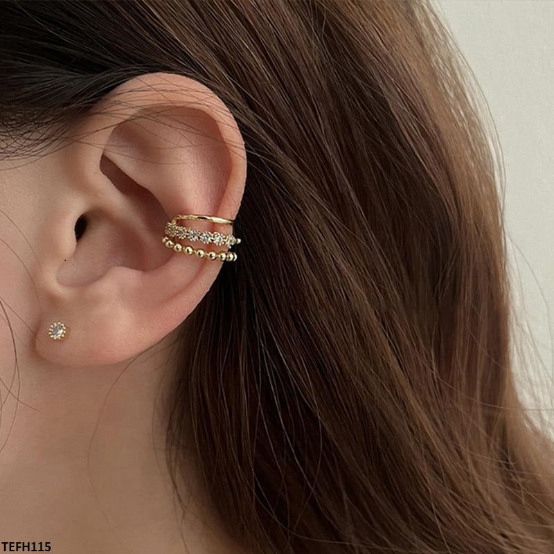 TEFH115 WNS Peral Layered Single Ear Cuff