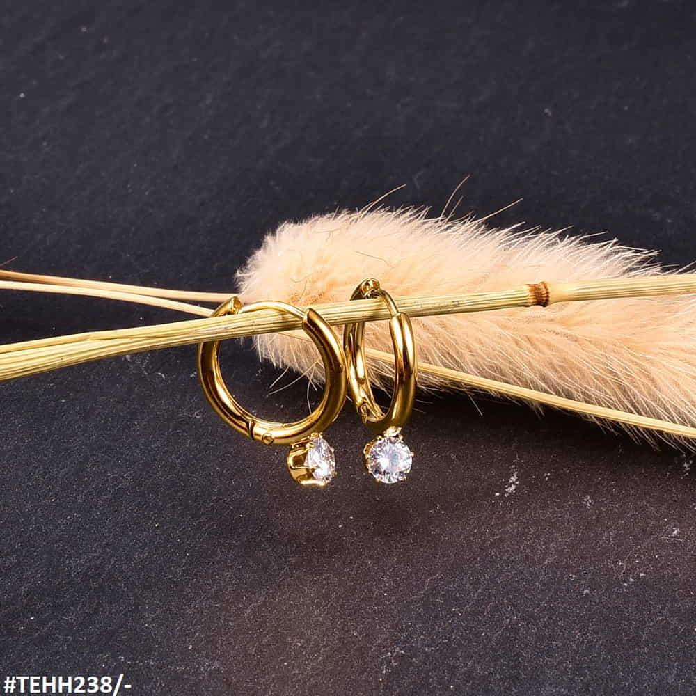 TEHH238 DGF Ear Hoops Pair