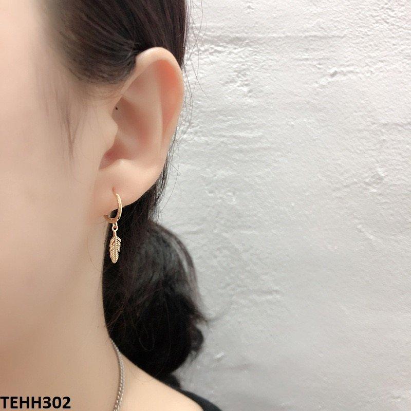 TEHH302 CSH Leaf Hoops Pair