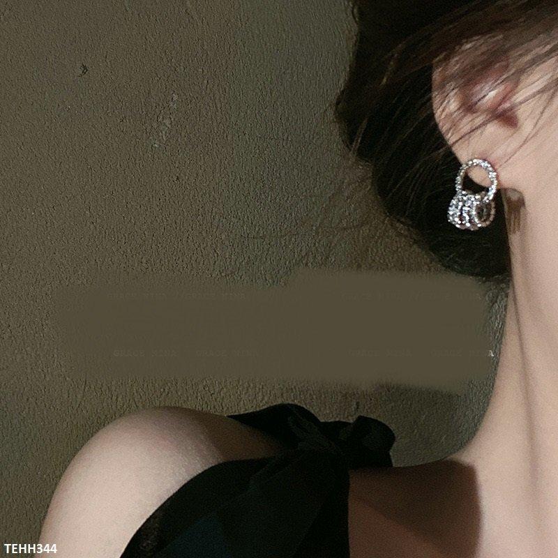 TEHH344 DDJ Round Ear Hoops Pair