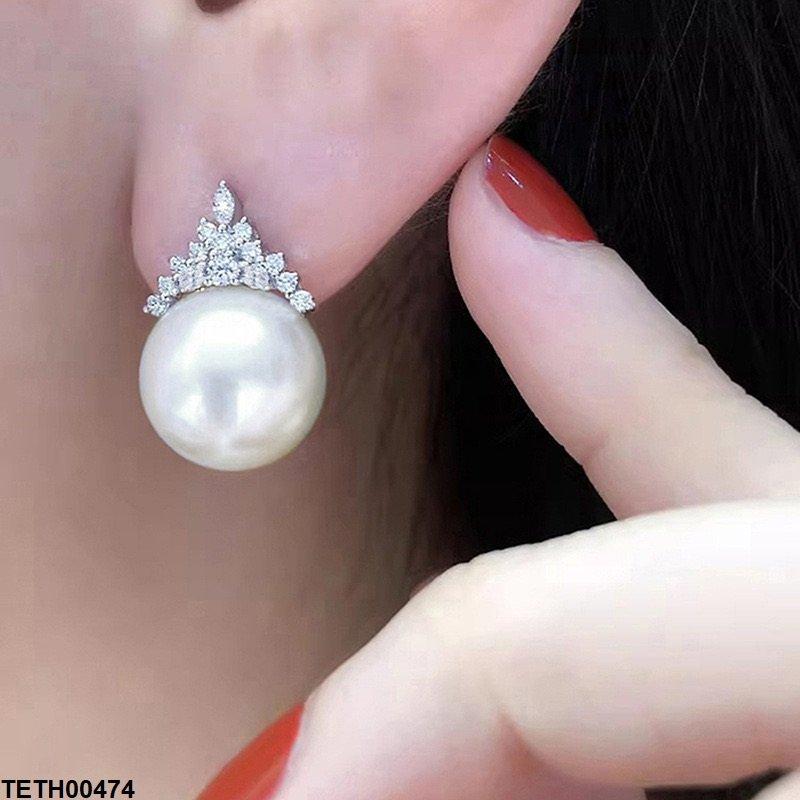 TETH00474 CSH Pearl Earring Studs - TETH