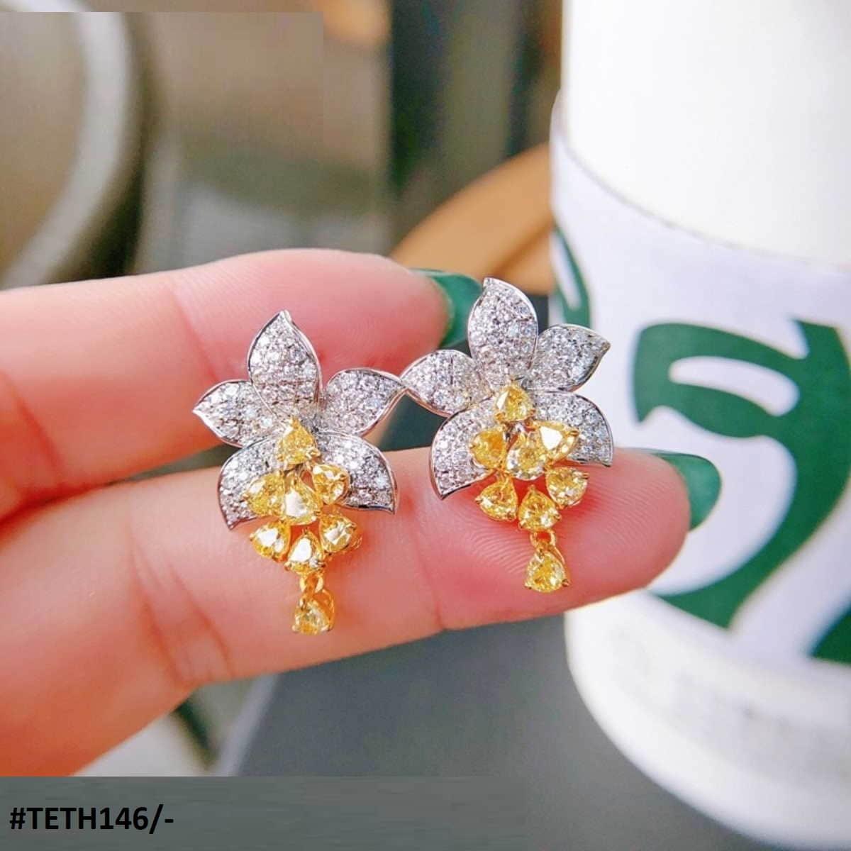 TETH146 GWH Earrings Flower