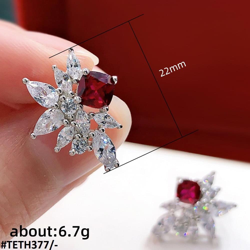 TETH377 CSH Flower Stud Tops Pair