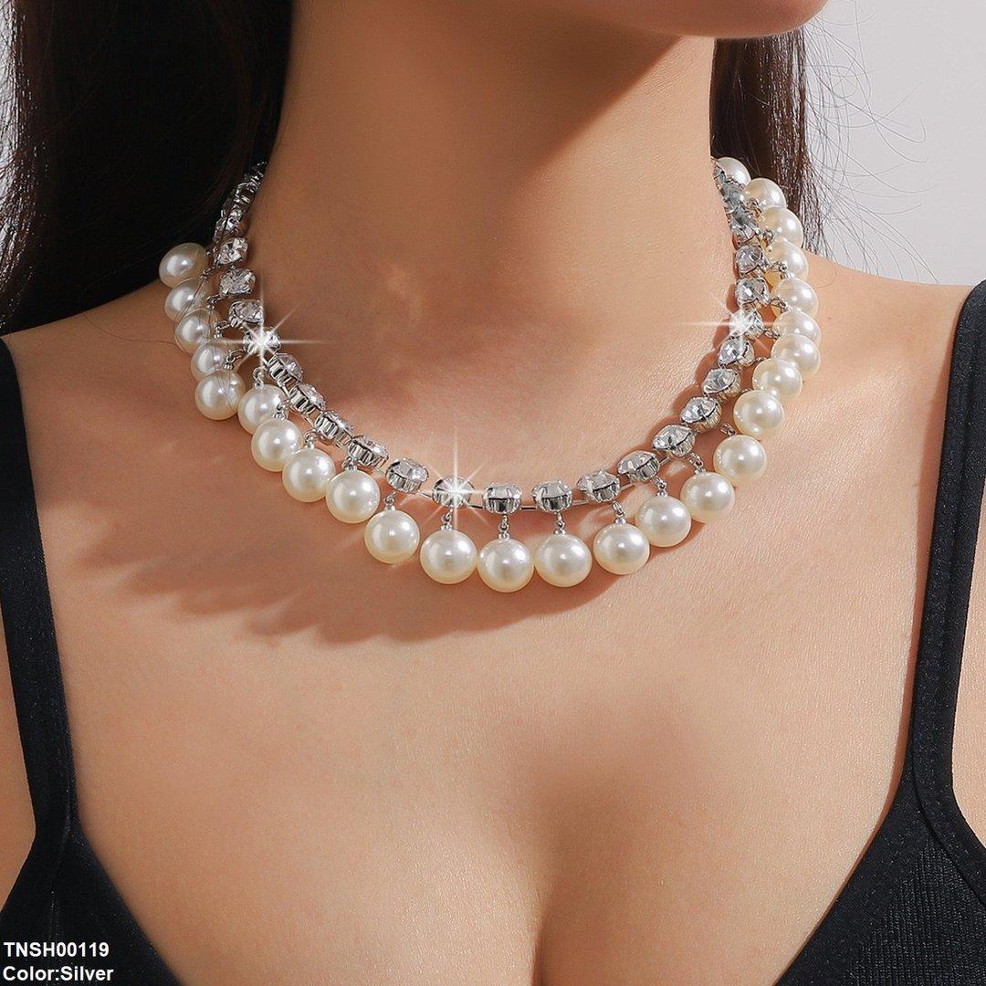 TNSH00119 YJJ Pearl Beats Necklace - TNSH