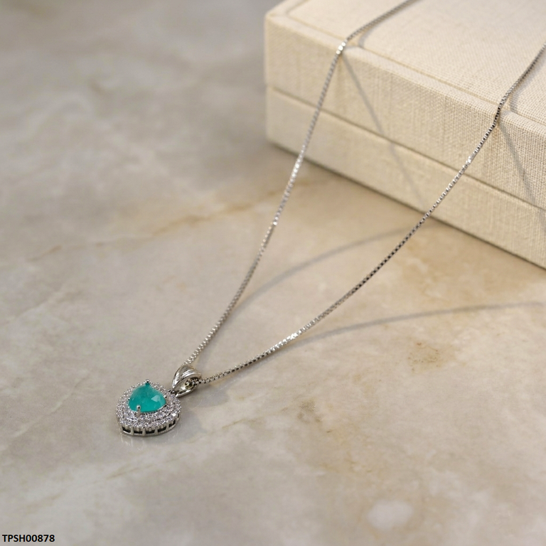 TPSH00878 MSJ Heart ZIRCON Pendant With Chain - TPSH