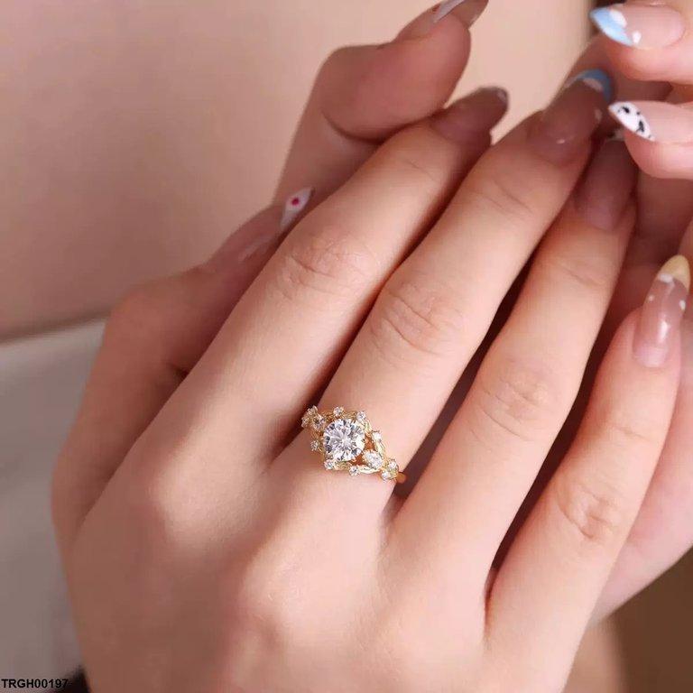 TRGH00197 BJF Flower Ring Adjustable - TRGH