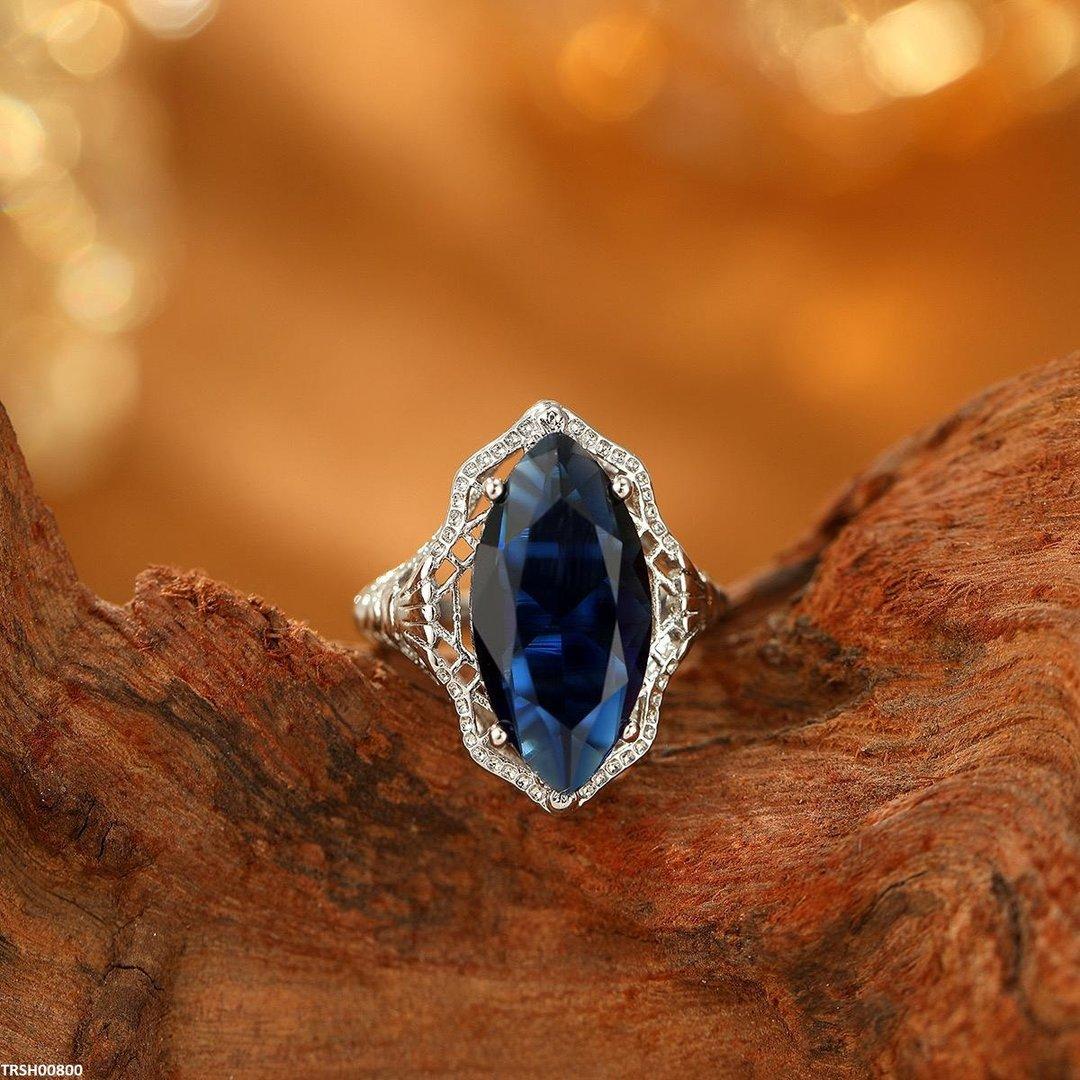 TRSH00800 YLE Marquise Stone Ring - TRSH